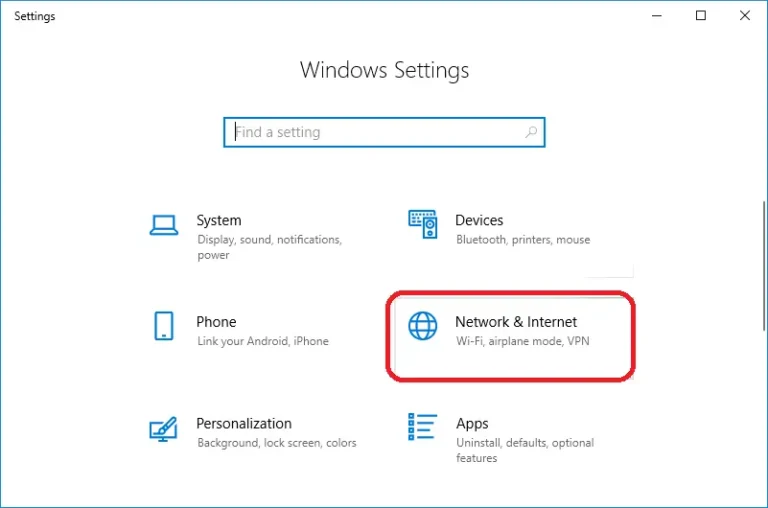 Find IP Address on Windows
