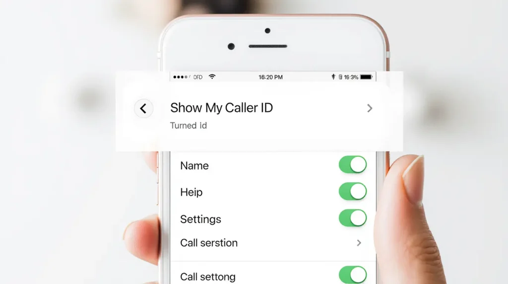 Hide Caller ID on iPhone