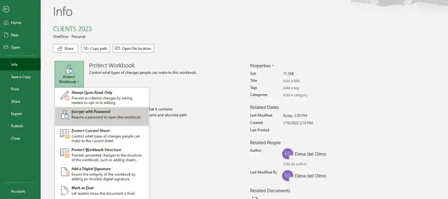 Lock an Excel Worksheet to Prevent Editing