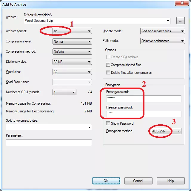 Get Password-Protected ZIP File 7zip Without Software