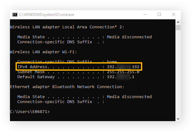 find IP address using MAC address in cmd