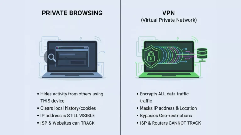 Private Browsing vs VPN