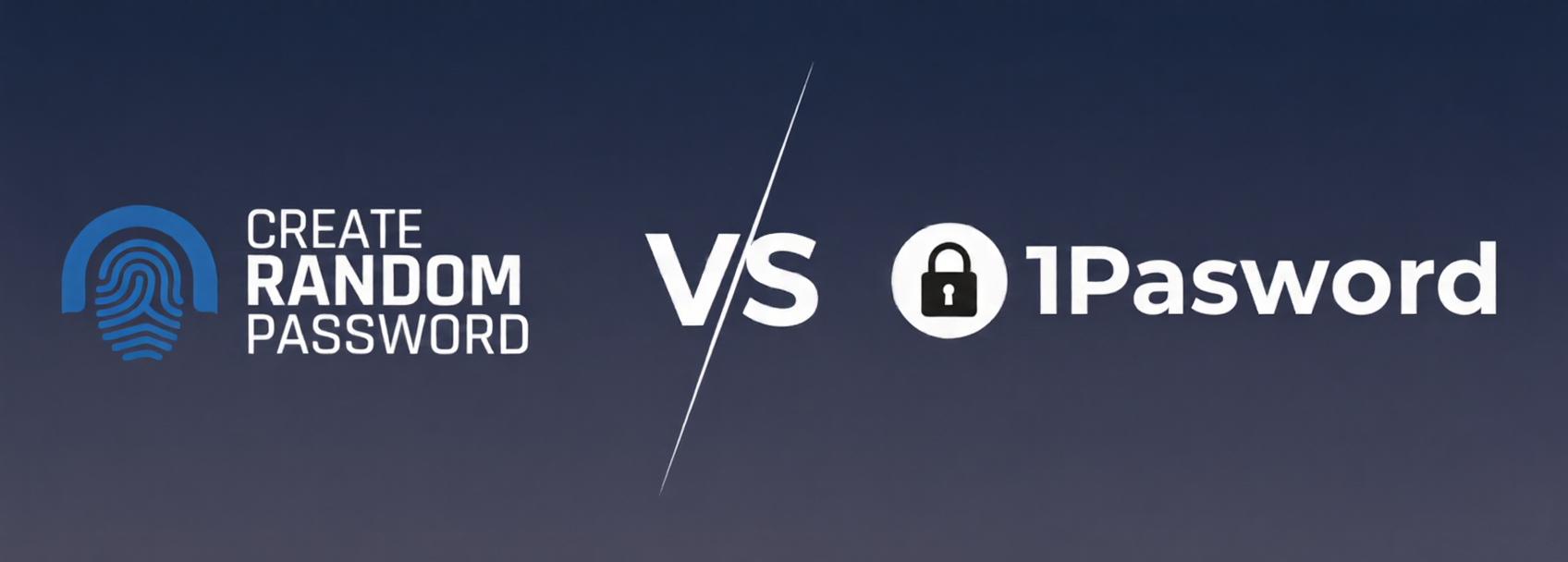 Create Random Password vs 1Password