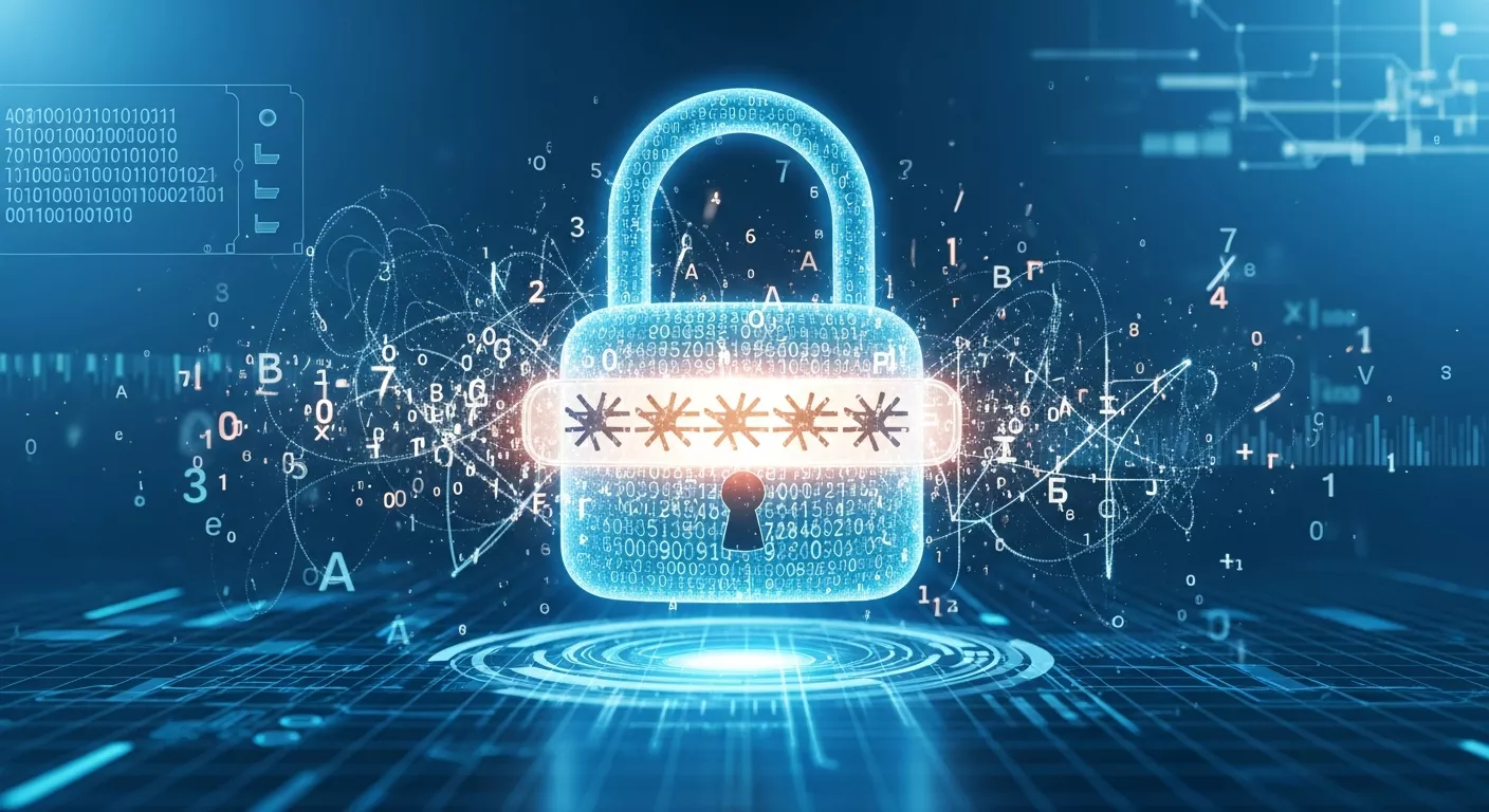 Digital locker with unseen password like password entropy